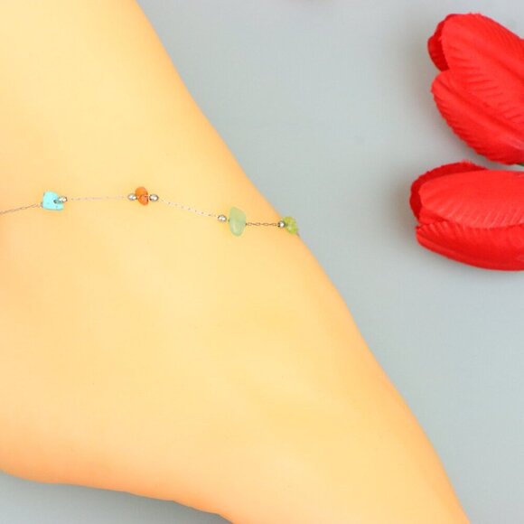 "Handmade Anklet – A Stylish Choice for Women, Thoughtful Gift Idea, EVCH1106 - Picture 1 of 9